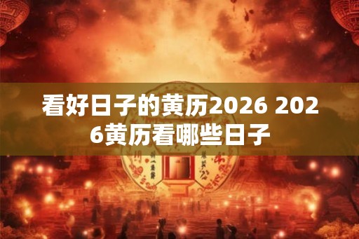 看好日子的黄历2026 2026黄历看哪些日子