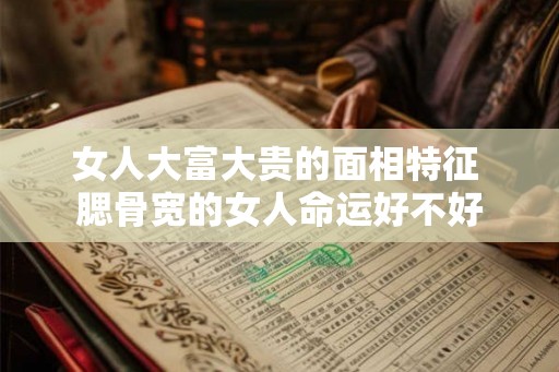 女人大富大贵的面相特征 腮骨宽的女人命运好不好