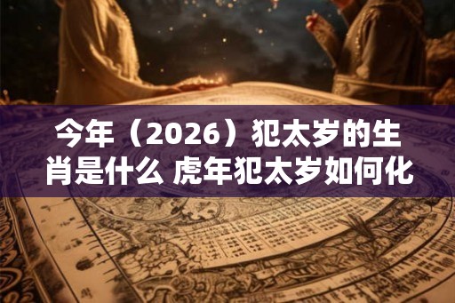 今年(2026)犯太岁的生肖是什么 虎年犯太岁如何化解 今年(2026)犯太岁的生肖是什么 虎年犯太岁如何化解