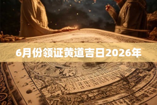 6月份领证黄道吉日2026年 6月份领证黄道吉日2026年