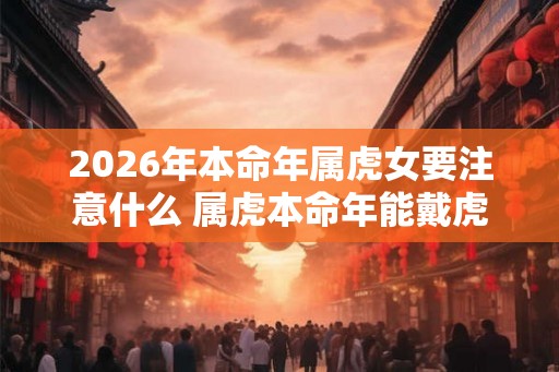 2026年本命年属虎女要注意什么 属虎本命年能戴虎吗
