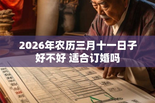 2026年农历三月十一日子好不好 适合订婚吗