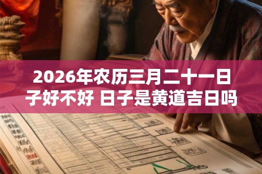 2026年农历三月二十一日子好不好 日子是黄道吉日吗