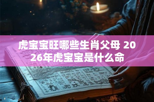 虎宝宝旺哪些生肖父母 2026年虎宝宝是什么命