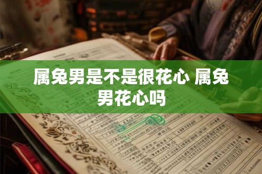 属兔男是不是很花心 属兔男花心吗