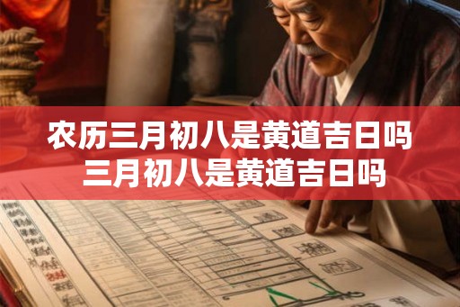 农历三月初八是黄道吉日吗 三月初八是黄道吉日吗 农历三月初八是黄道吉日吗 三月初八是黄道吉日吗