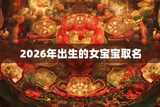 2026年出生的女宝宝取名