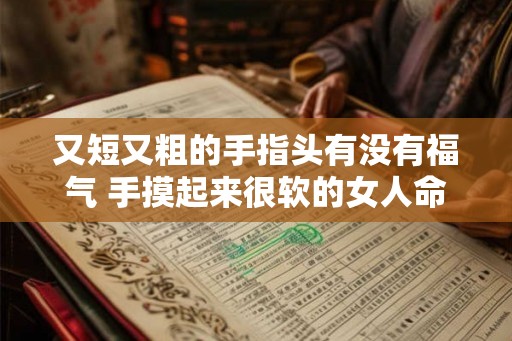 又短又粗的手指头有没有福气 手摸起来很软的女人命运
