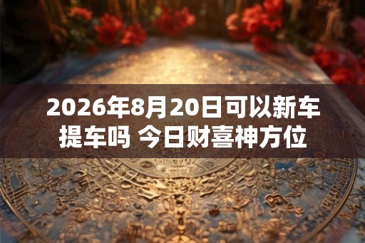 2026年8月20日可以新车提车吗 今日财喜神方位 2026年8月20日可以新车提车吗 今日财喜神方位