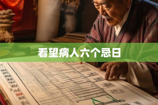 看望病人六个忌日