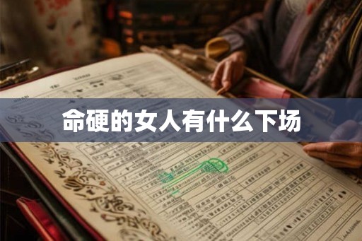 命硬的女人有什么下场
