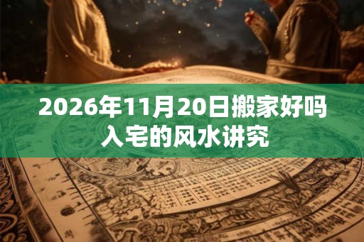 2026年11月20日搬家好吗 入宅的风水讲究