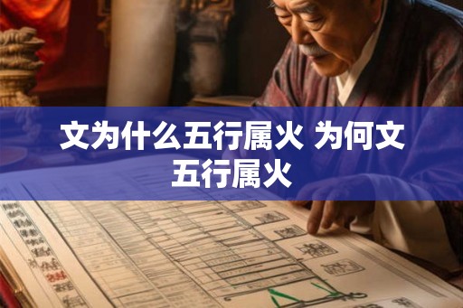文为什么五行属火 为何文五行属火 文为什么五行属火 为何文五行属火