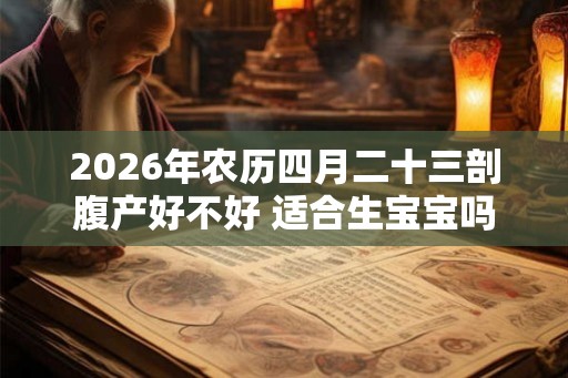 2026年农历四月二十三剖腹产好不好 适合生宝宝吗