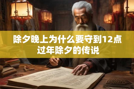 除夕晚上为什么要守到12点 过年除夕的传说
