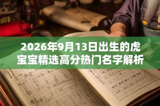 2026年9月13日出生的虎宝宝精选高分热门名字解析