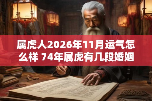 属虎人2026年11月运气怎么样 74年属虎有几段婚姻
