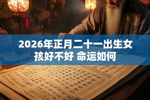 2026年正月二十一出生女孩好不好 命运如何