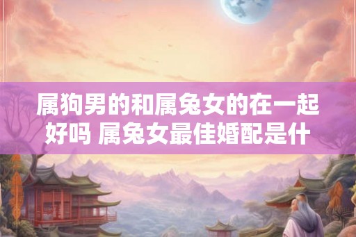 属狗男的和属兔女的在一起好吗 属兔女最佳婚配是什么