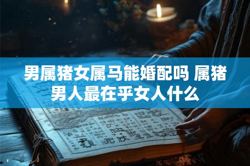 男属猪女属马能婚配吗 属猪男人最在乎女人什么