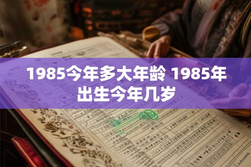 1985今年多大年龄 1985年出生今年几岁
