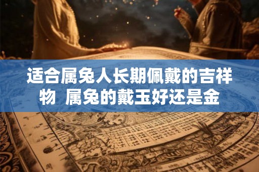 适合属兔人长期佩戴的吉祥物  属兔的戴玉好还是金