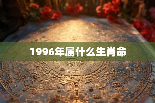 1996年属什么生肖命