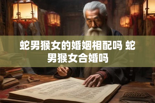 蛇男猴女的婚姻相配吗 蛇男猴女合婚吗
