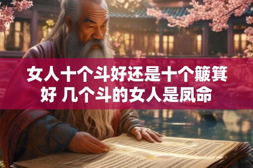 女人十个斗好还是十个簸箕好 几个斗的女人是凤命