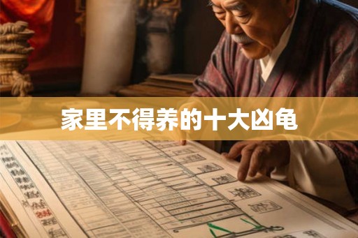 家里不得养的十大凶龟 家里不得养的十大凶龟