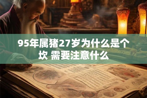95年属猪27岁为什么是个坎 需要注意什么