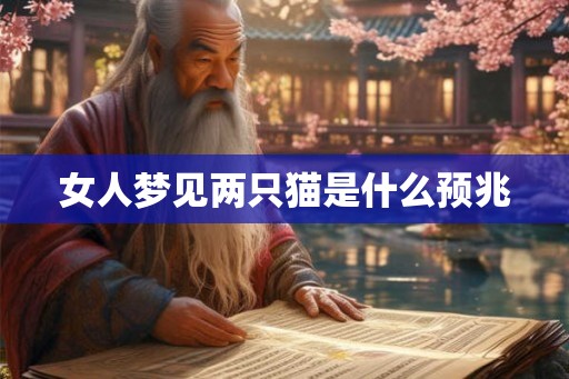 女人梦见两只猫是什么预兆