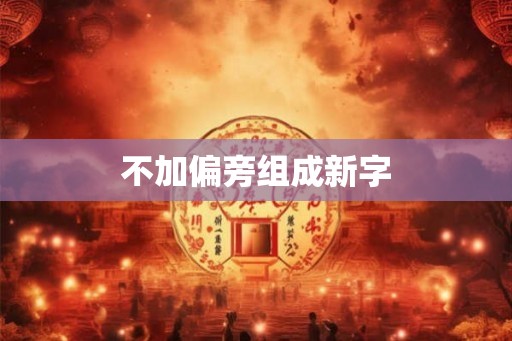 不加偏旁组成新字