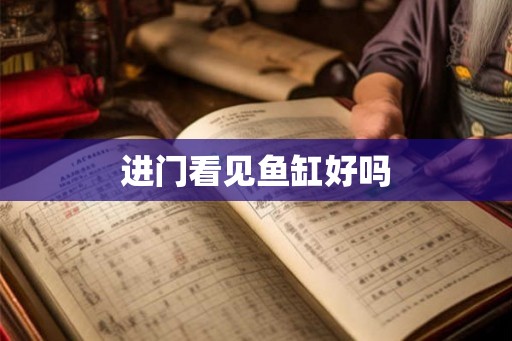 进门看见鱼缸好吗