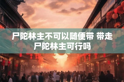 尸陀林主不可以随便带 带走尸陀林主可行吗 尸陀林主不可以随便带 带走尸陀林主可行吗