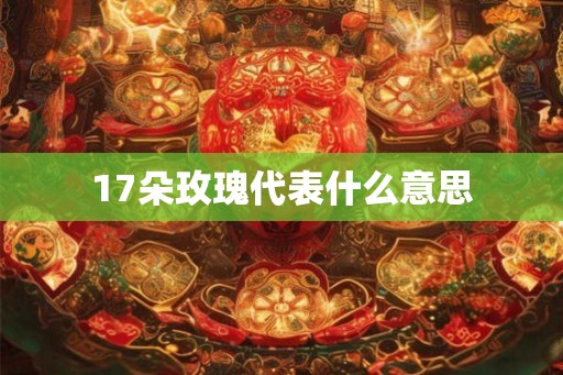17朵玫瑰代表什么意思