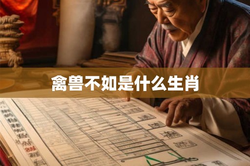 禽兽不如是什么生肖
