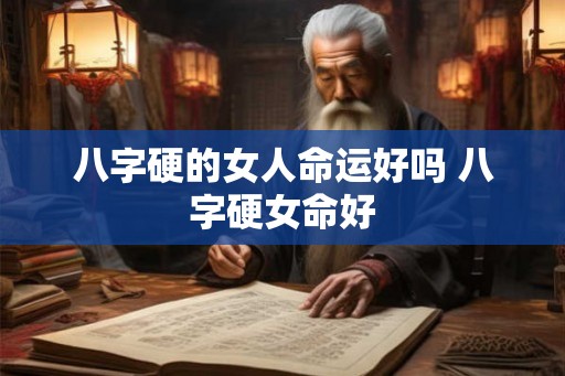 八字硬的女人命运好吗 八字硬女命好
