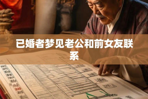 已婚者梦见老公和前女友联系