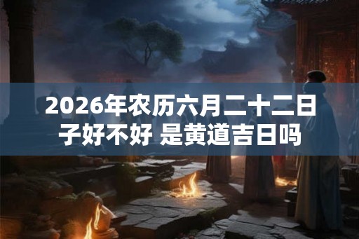 2026年农历六月二十二日子好不好 是黄道吉日吗