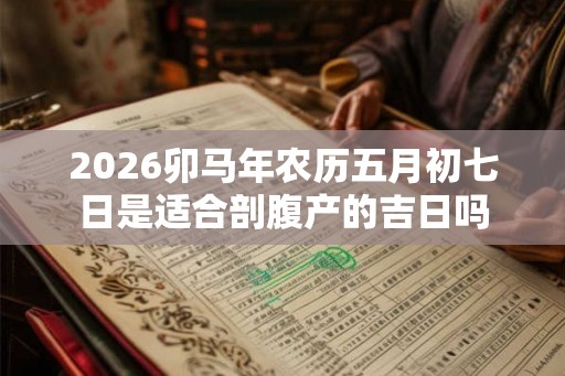 2026卯马年农历五月初七日是适合剖腹产的吉日吗