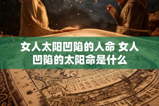 女人太阳凹陷的人命 女人凹陷的太阳命是什么