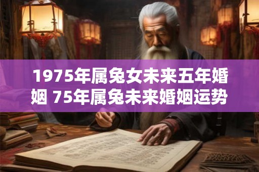 1975年属兔女未来五年婚姻 75年属兔未来婚姻运势