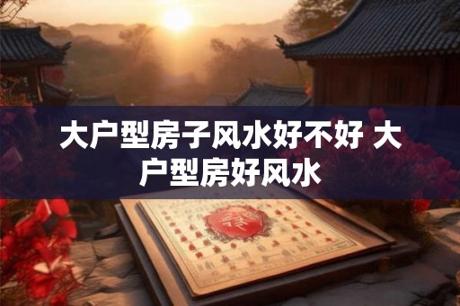 大户型房子风水好不好 大户型房好风水