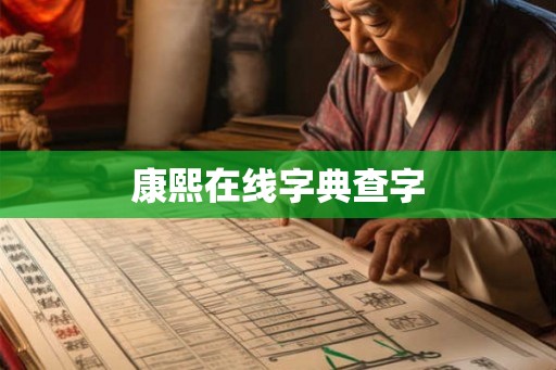 康熙在线字典查字