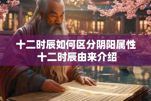 十二时辰如何区分阴阳属性 十二时辰由来介绍