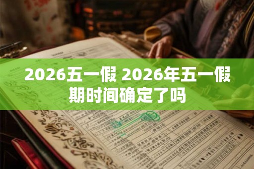 2026五一假 2026年五一假期时间确定了吗