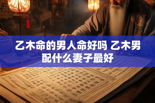 乙木命的男人命好吗 乙木男配什么妻子最好