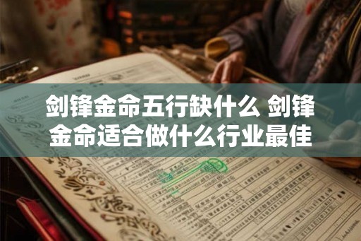 剑锋金命五行缺什么 剑锋金命适合做什么行业最佳