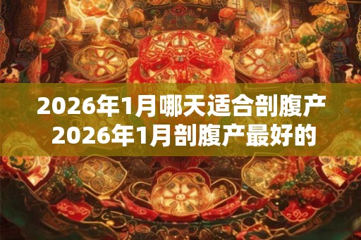 2026年1月哪天适合剖腹产 2026年1月剖腹产最好的日子